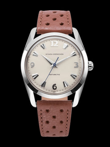 Nivada Grenchen Antarctic 35mm Eggshell - White Lume 35004M