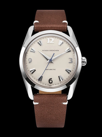 Nivada Grenchen Antarctic 35mm Eggshell - White Lume 35004M
