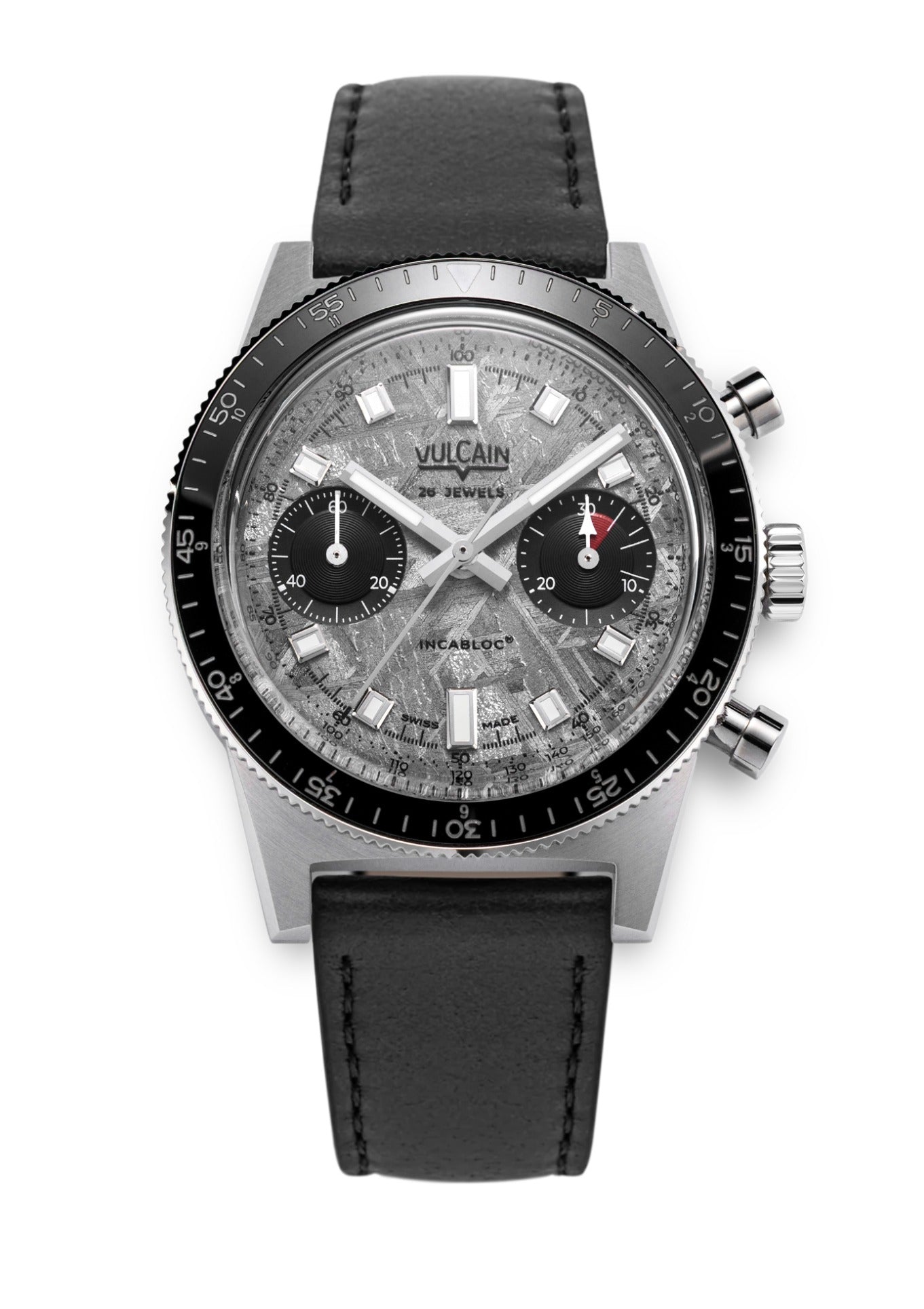 Black leather strap