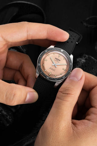Vulcain Skindiver Nautique Salmon - Beige Lume 660170B87