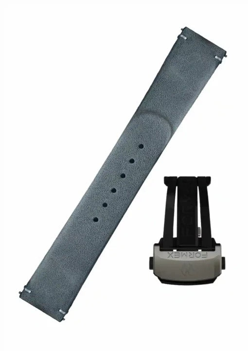 Lederband.Blau