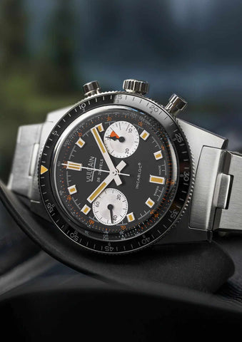 Vulcain Skindiver Chronograph Black 590176A07