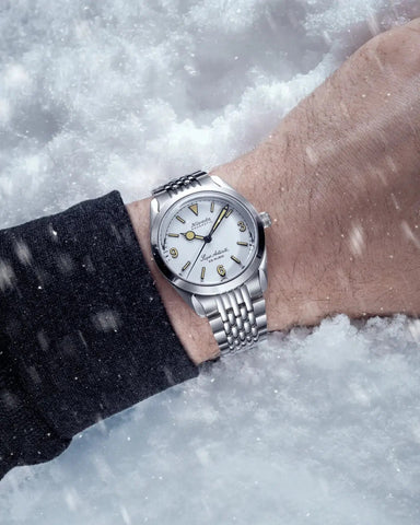 Nivada Grenchen Super Antarctic White 3.6.9 - Beige Luminova 32066A