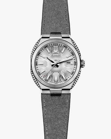 ID Geneve Circular S - Silver - Brushed Sides