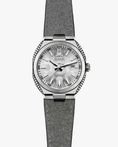ID Geneve Circular S - Silver - Fluted Sides