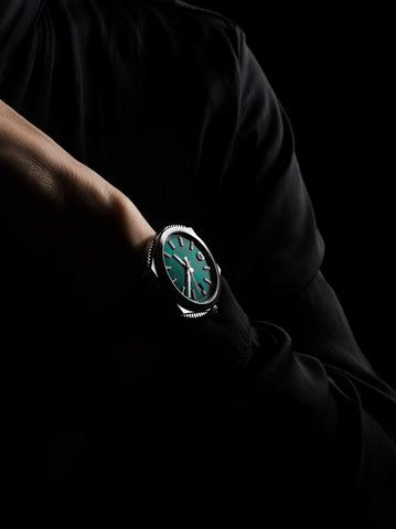 ID Geneve Circular S - Green - Fluted Sides