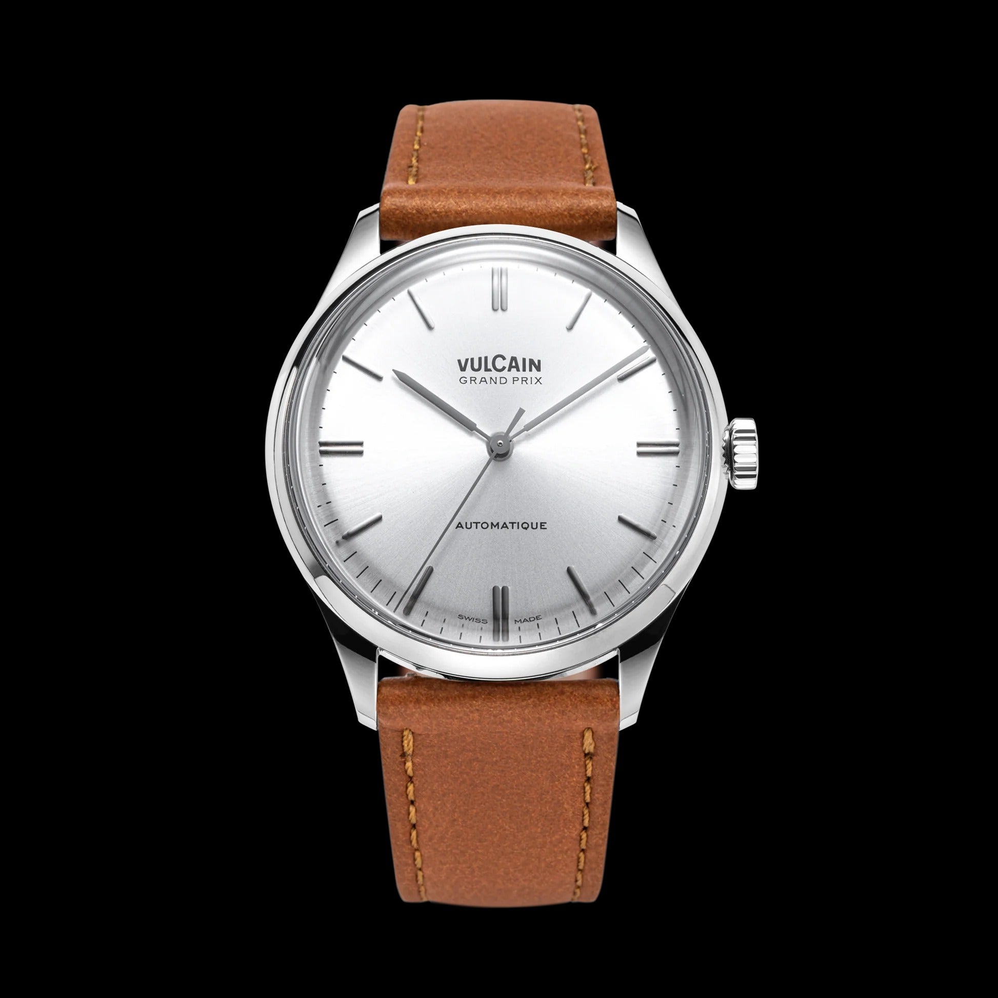 Brown leather strap