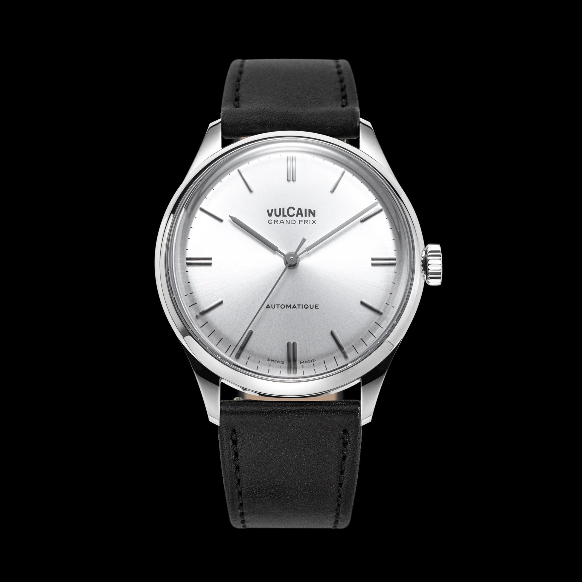 Black leather strap