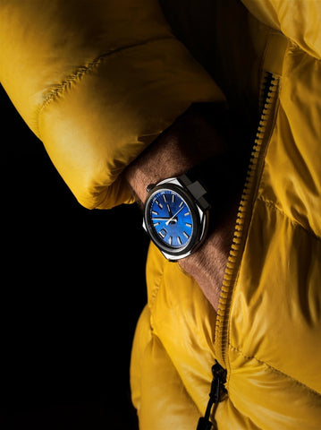 ID Geneve Circular S – Blue – Brushed Sides