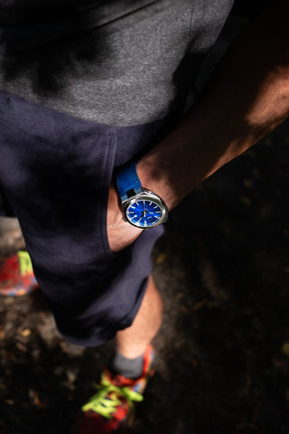 ID Geneve Circular S – Blue – Brushed Sides