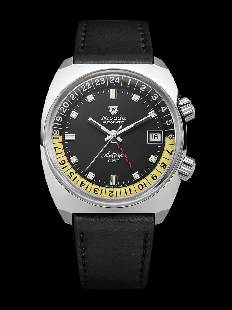Black leather strap