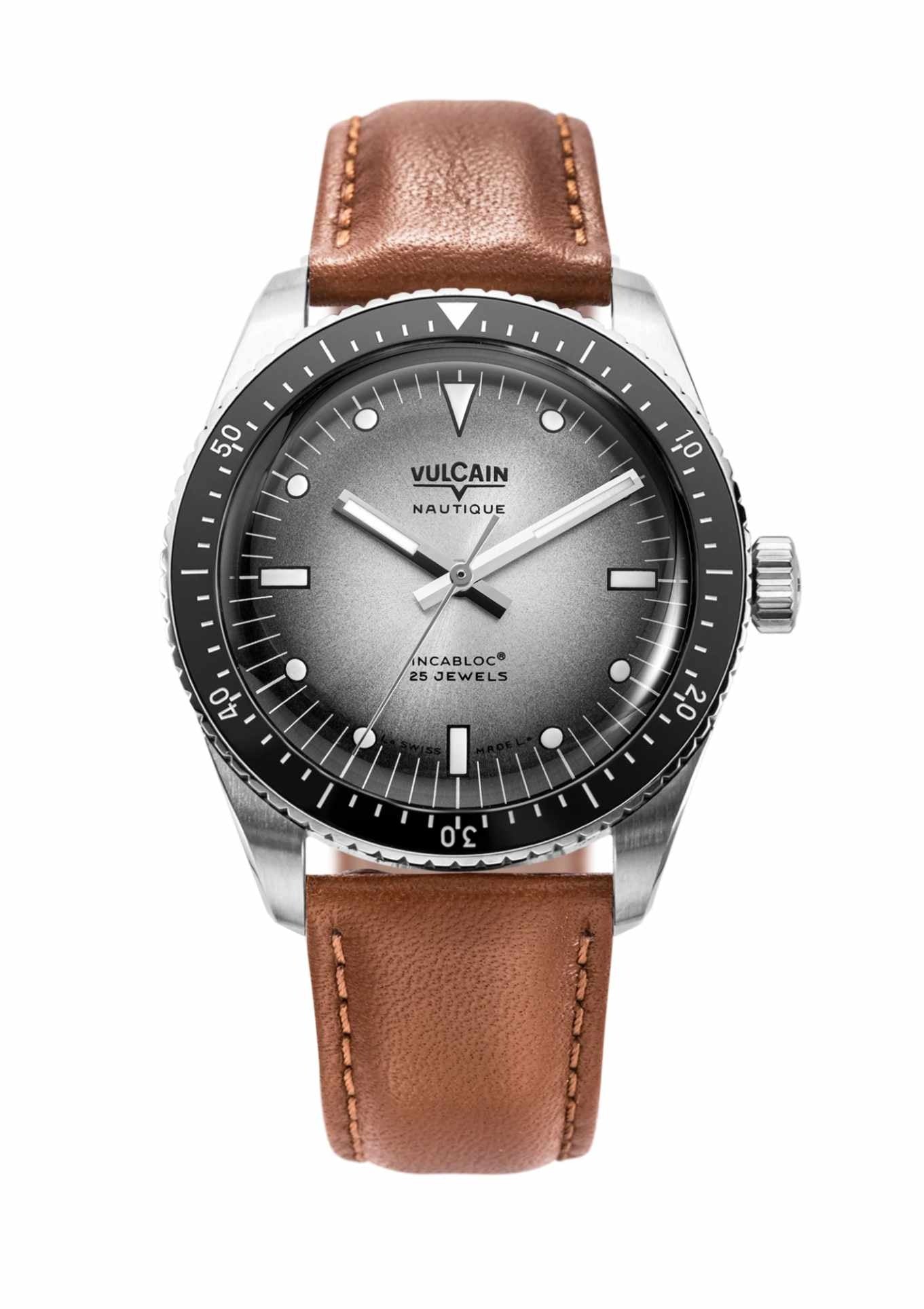 Brown leather strap