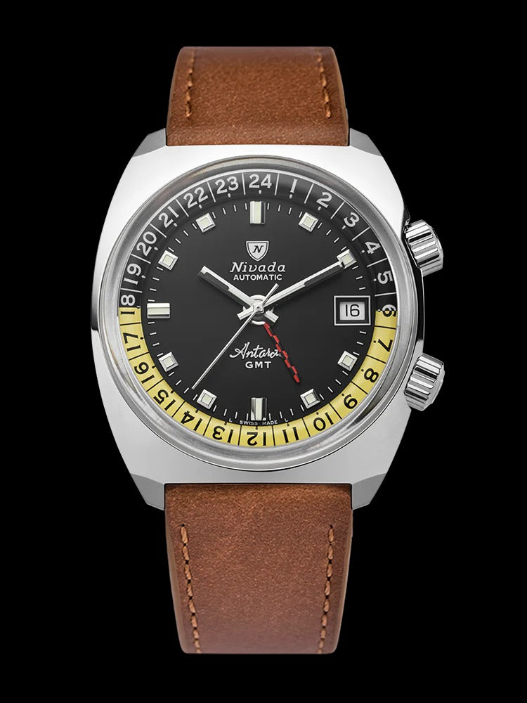 Brown leather strap