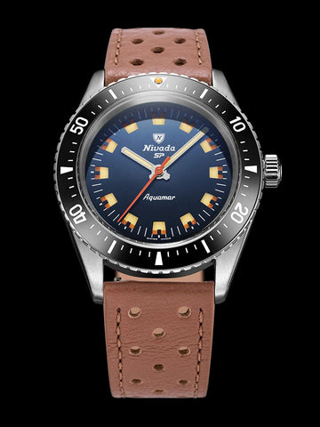 Nivada Grenchen Aquamar Blue 32074A