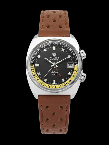 Nivada Grenchen Antarctic GMT Black 32043A