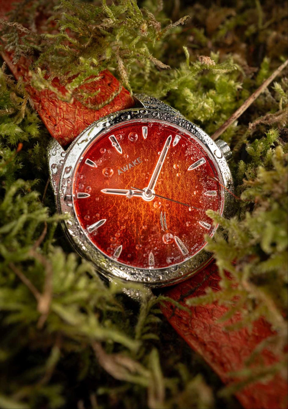 Awake-sơn-mai-silver-leaf-jurassic-watch-t-rex-limited-edition 2