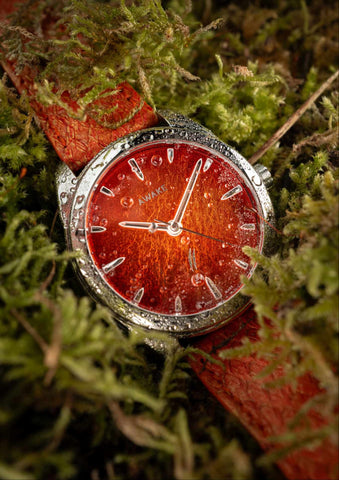 Awake-sơn-mai-silver-leaf-jurassic-watch-t-rex-limited-edition 2