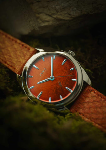 Awake-sơn-mai-silver-leaf-jurassic-watch-t-rex-limited-edition 4
