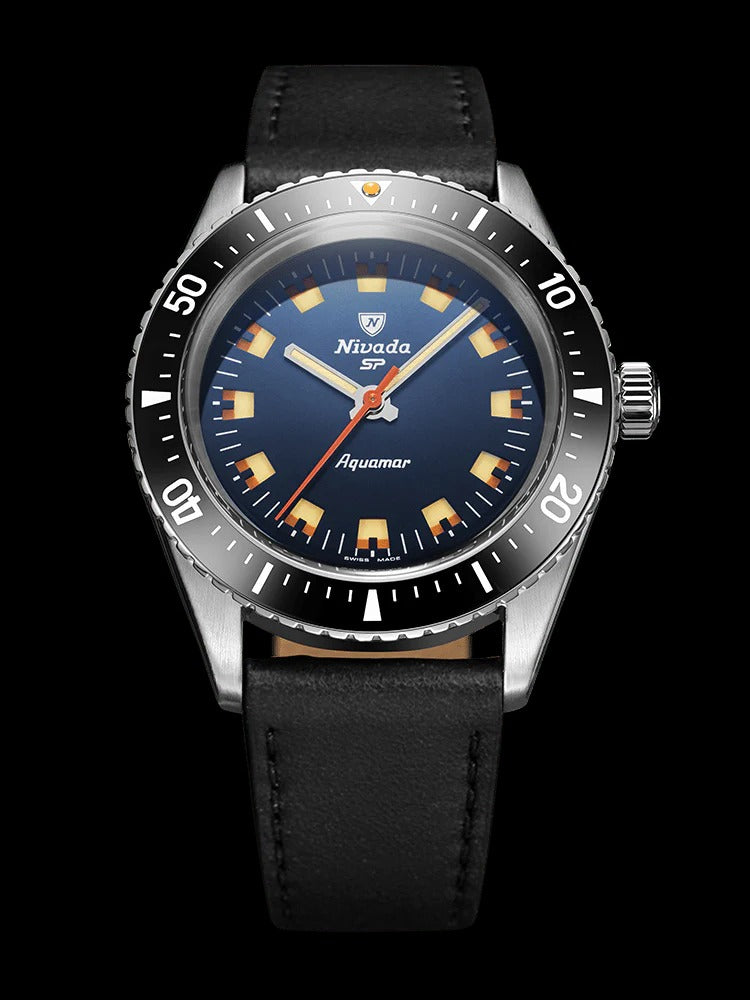 Black leather strap