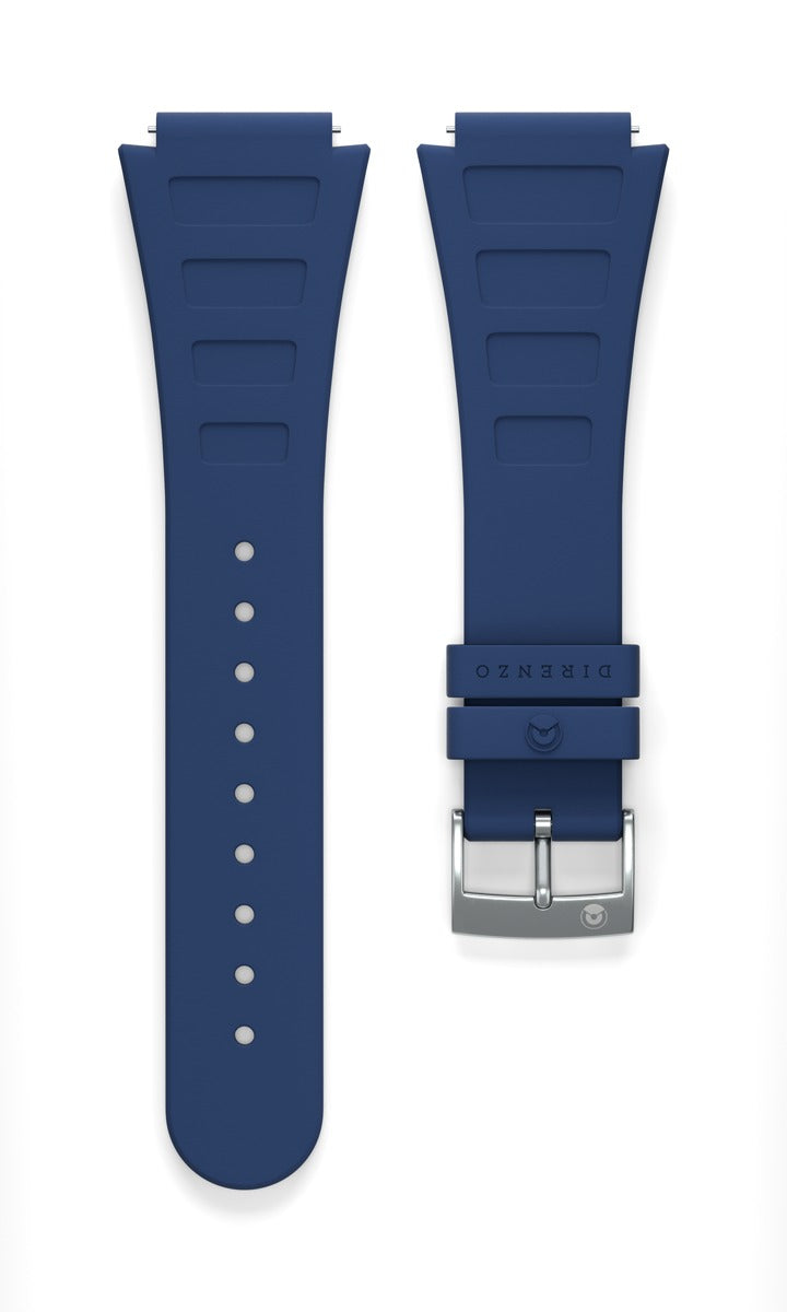 Blue rubber strap