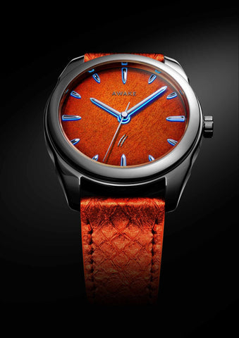 Awake-sơn-mai-silver-leaf-jurassic-watch-t-rex-limited-edition 8