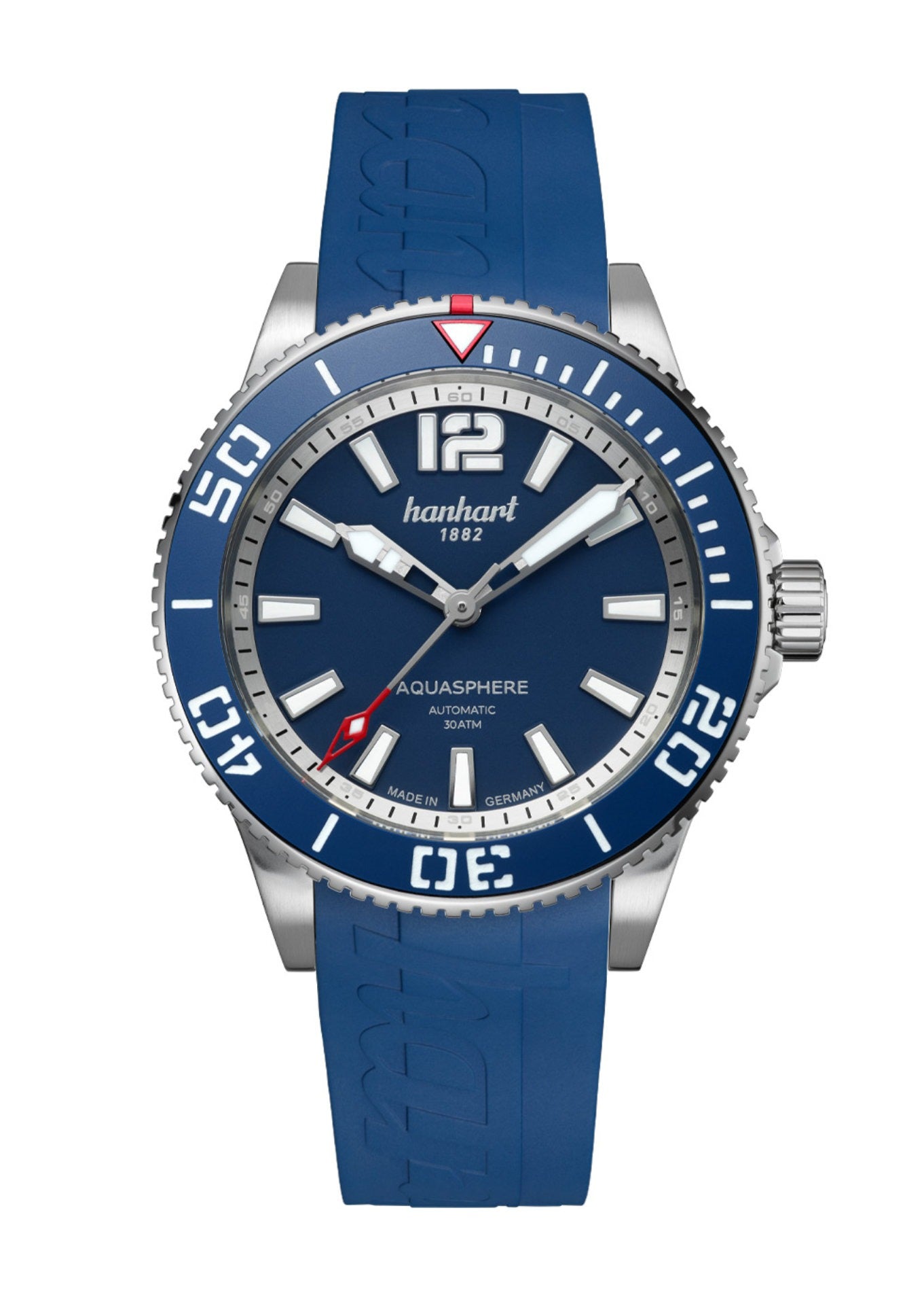 Blue rubber strap