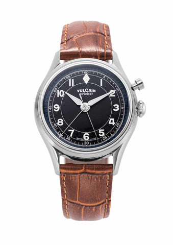 Vulcain Cricket Classique 39 Black-White-Blue