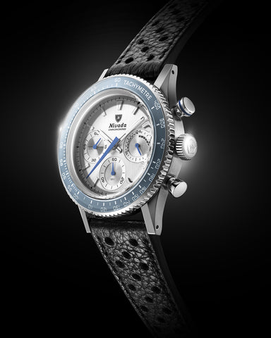 Nivada Grenchen Chronoking Mecaquarz Racing Grey 87046Q
