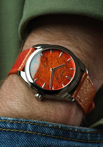 Awake-sơn-mai-silver-leaf-jurassic-watch-t-rex-limited-edition 18