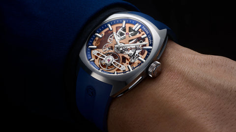 Favre Leuba Chief Skeleton - Blue