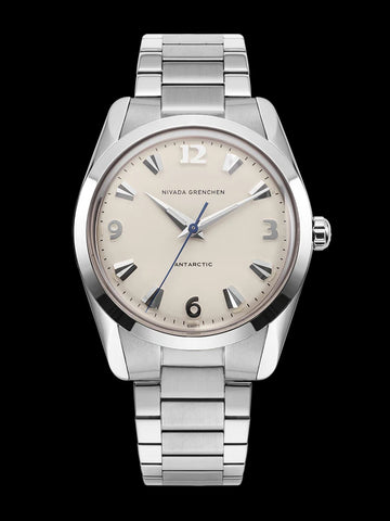 Nivada Grenchen Antarctic 35mm Eggshell - White Lume 35004M