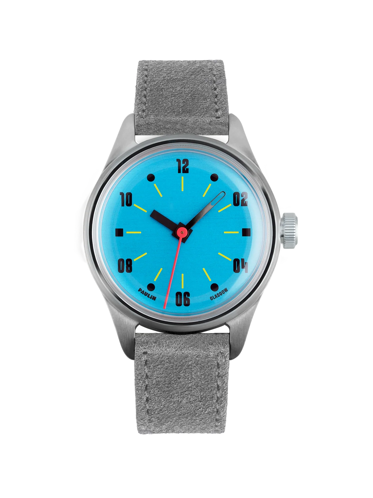 Lederband Grau - S