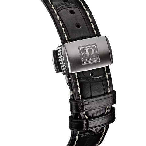 Perrelet Lab Peripheral 3 Hands - Gun Metal A1102/1 Schwarz