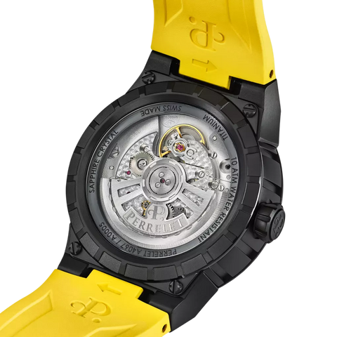 Perrelet Turbine Titanium 41 Yellow A4067/1