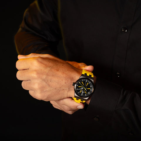 Perrelet Turbine Titanium 41 Yellow A4067/1