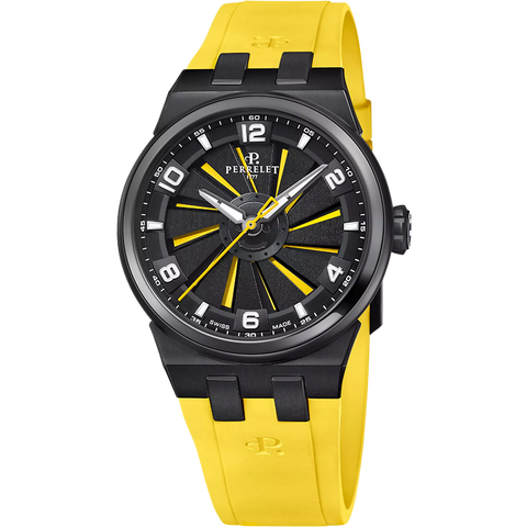 Perrelet Turbine Titanium 41 Yellow A4067/1