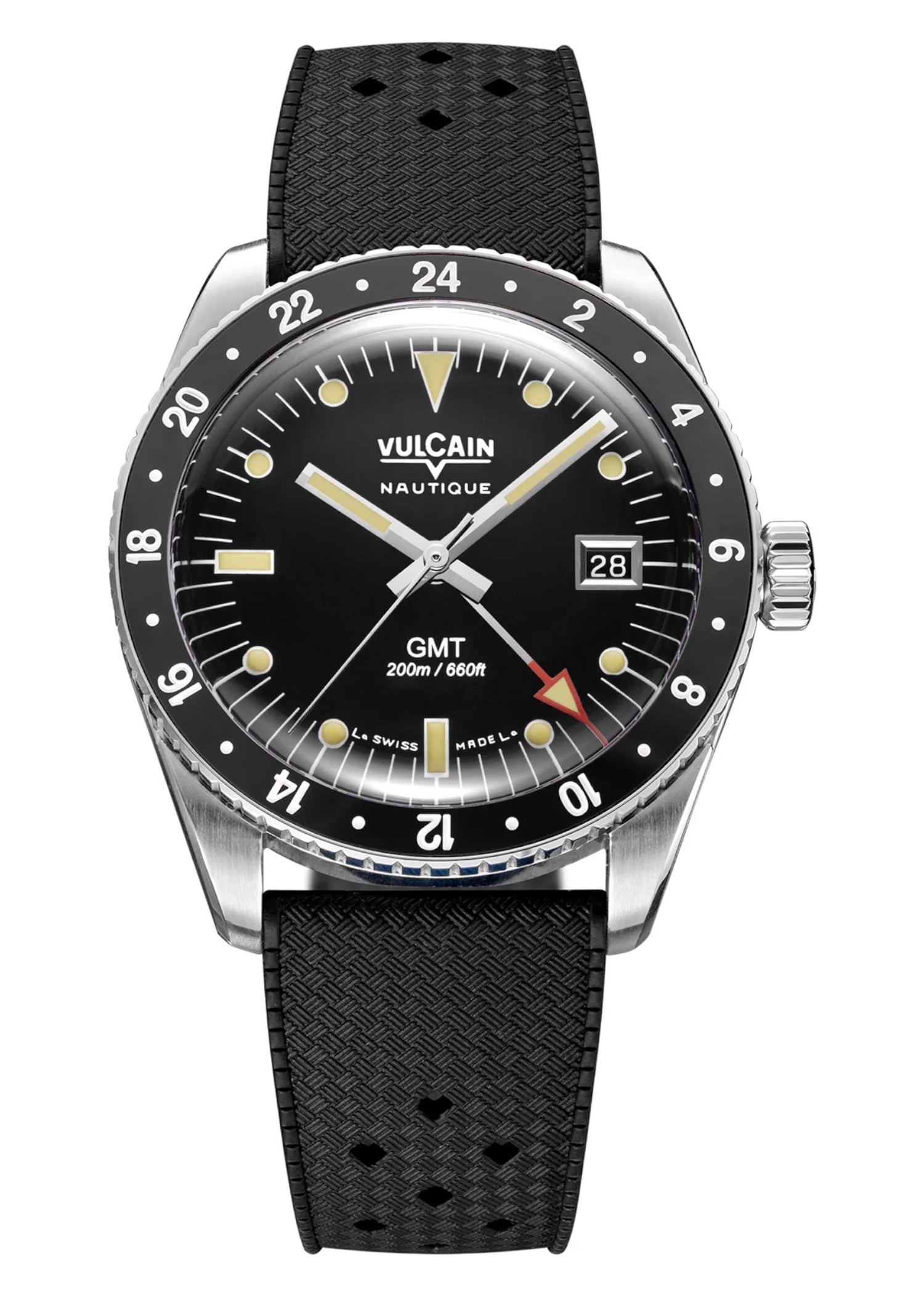 Black rubber strap